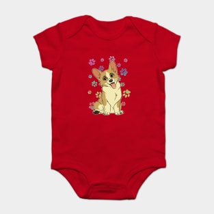 Corgi Baby Bodysuit